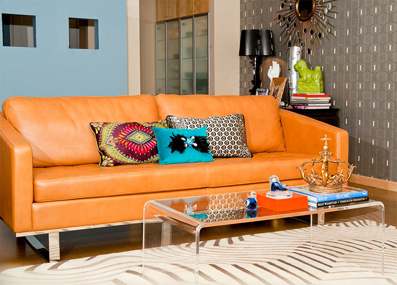 Resultado de imagem para decoração com sofá colorido