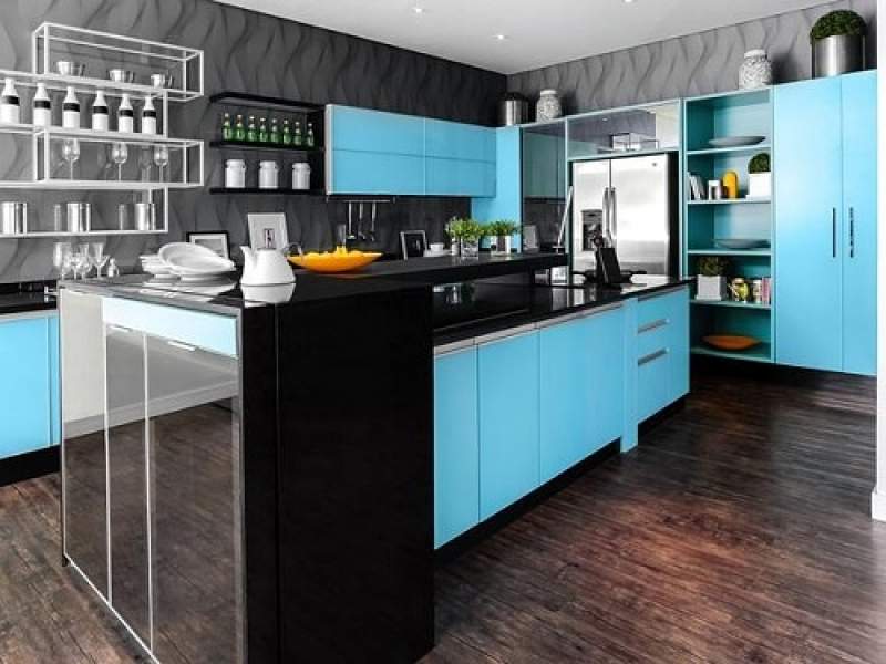 cozinhas armrios coloridos conferem modernidade  cozinha; veja ambientes