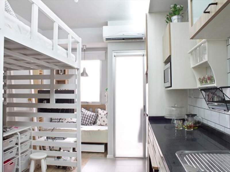 decorao kitnet de 22m com uma super cozinha para um espao to pequeno