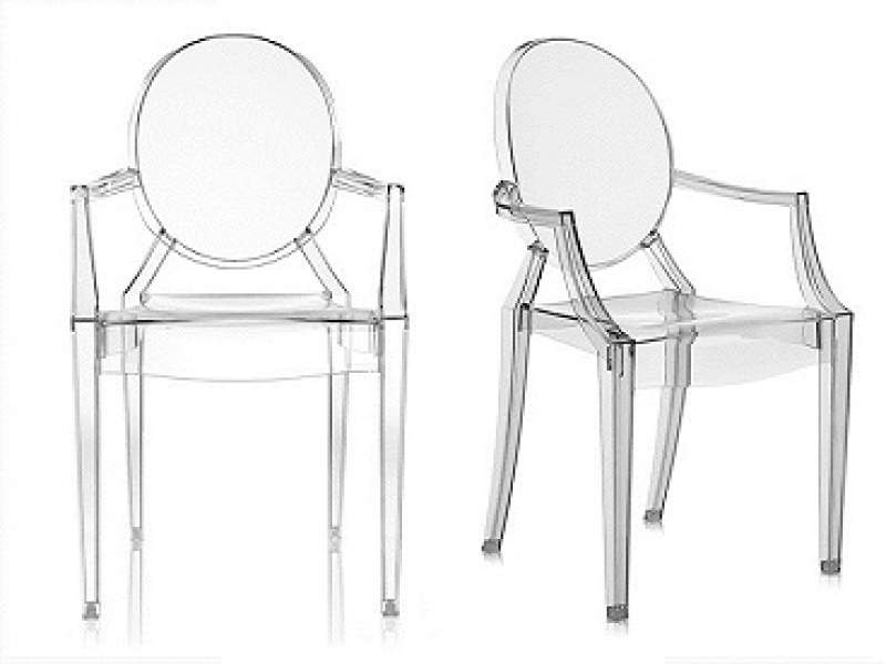 decorao cadeira louis ghost: um moderno equilbrio de design, elegncia e funo