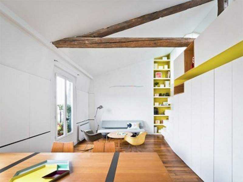 arquitetura apartamento branco e amarelo com solues incrveis de design