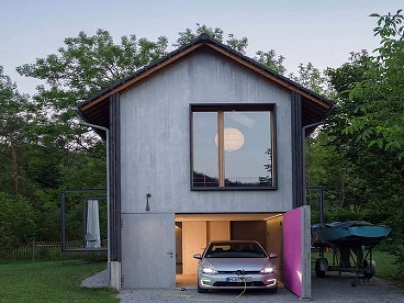 arquitetura pequena casa de madeira com grande estilo