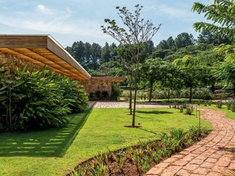 paisagismo jardim com coleÇÃo de espÉcies tropicais valoriza a arquitetura